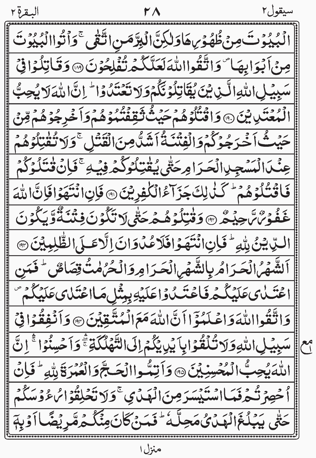 Read Surah Al Baqara, Sayaqool, Para 2, Juz 2.