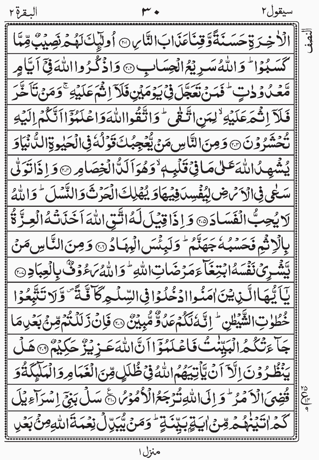 Read Surah Al Baqara, Sayaqool, Para 2, Juz 2.