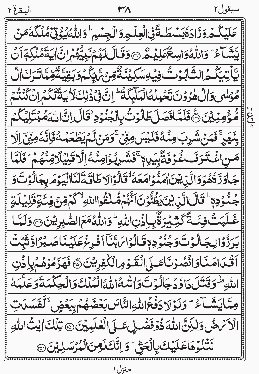 Read Quran, Surah Al Baqara Juz 2 Para 2 Sayaqool readislam.info