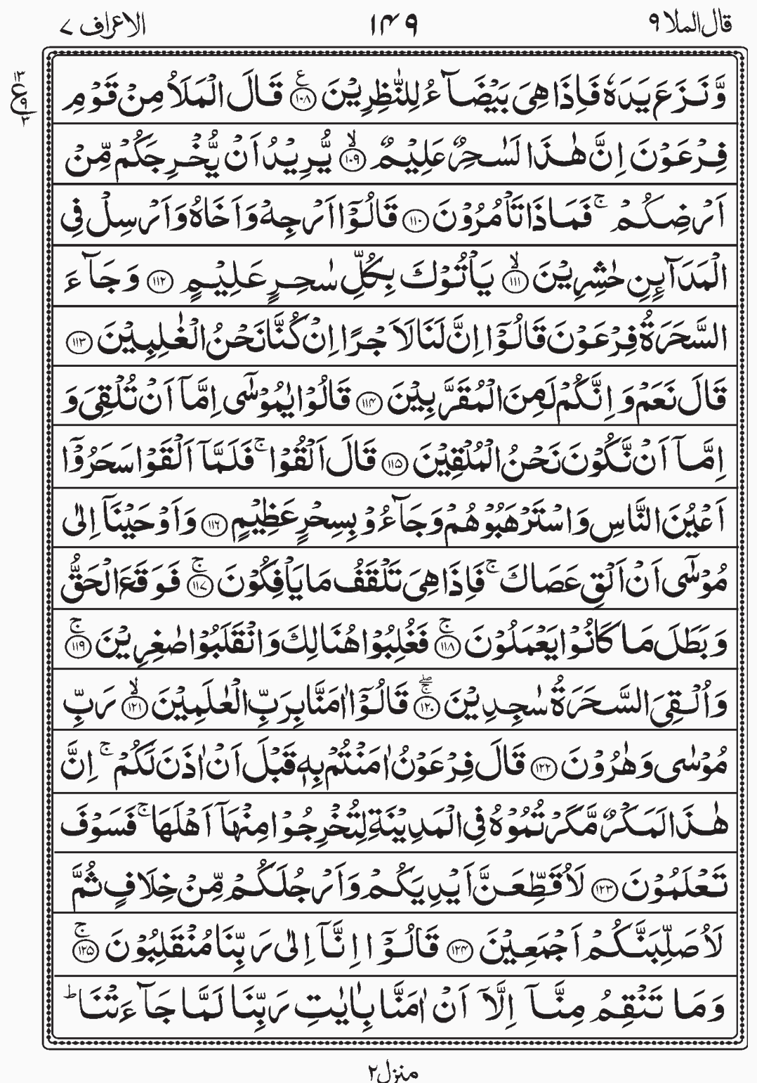 Read Surah Al Anam, Qalal Malao, Para 8, Juz 8